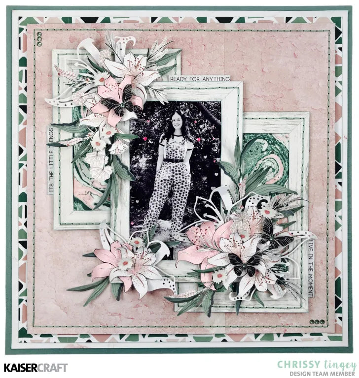Kaisercraft LILY & MOSS 9pc 12"X12" Scrapbook Paper Pack