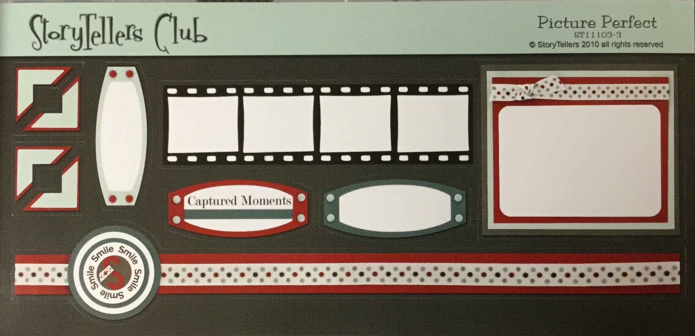 StoryTellers PICTURE PERFECT 3-3 DIECUTS 6"X13"