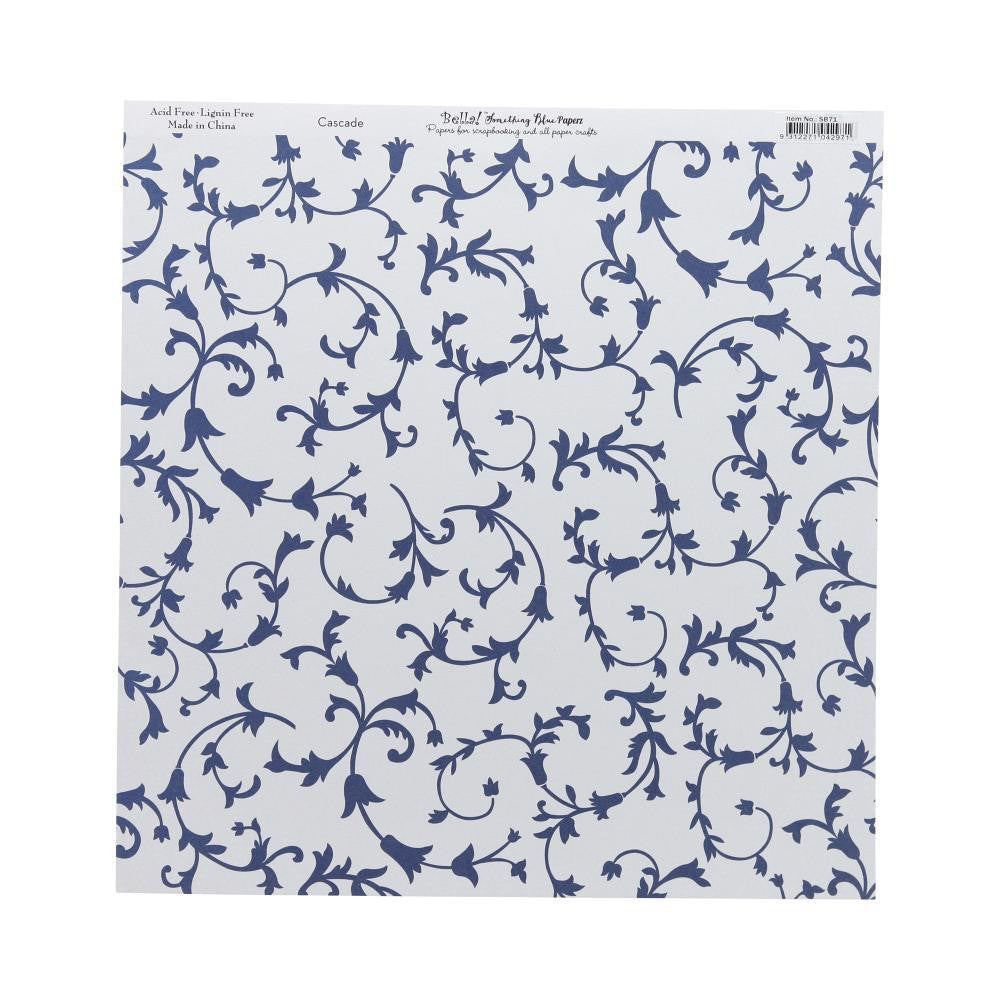 Bella SOMETHING BLUE Collection 12"X12" Scrapbook Paper - Scrapbook Kyandyland