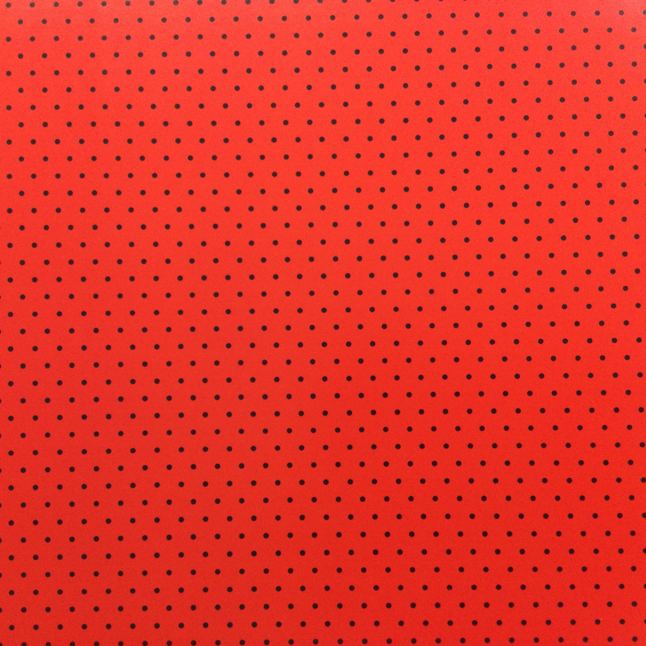 Polka Dots RED & BLACK 12X12 Scrapbook Paper Scrapbooksrus