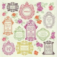 Kaisercraft Flora Delight FRAME IT 12"X12" Gloss Paper