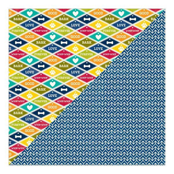 Jillibean Soup Fur Fusion Soup POOCH PLAY 12x12 Paper Scrapbooksrus