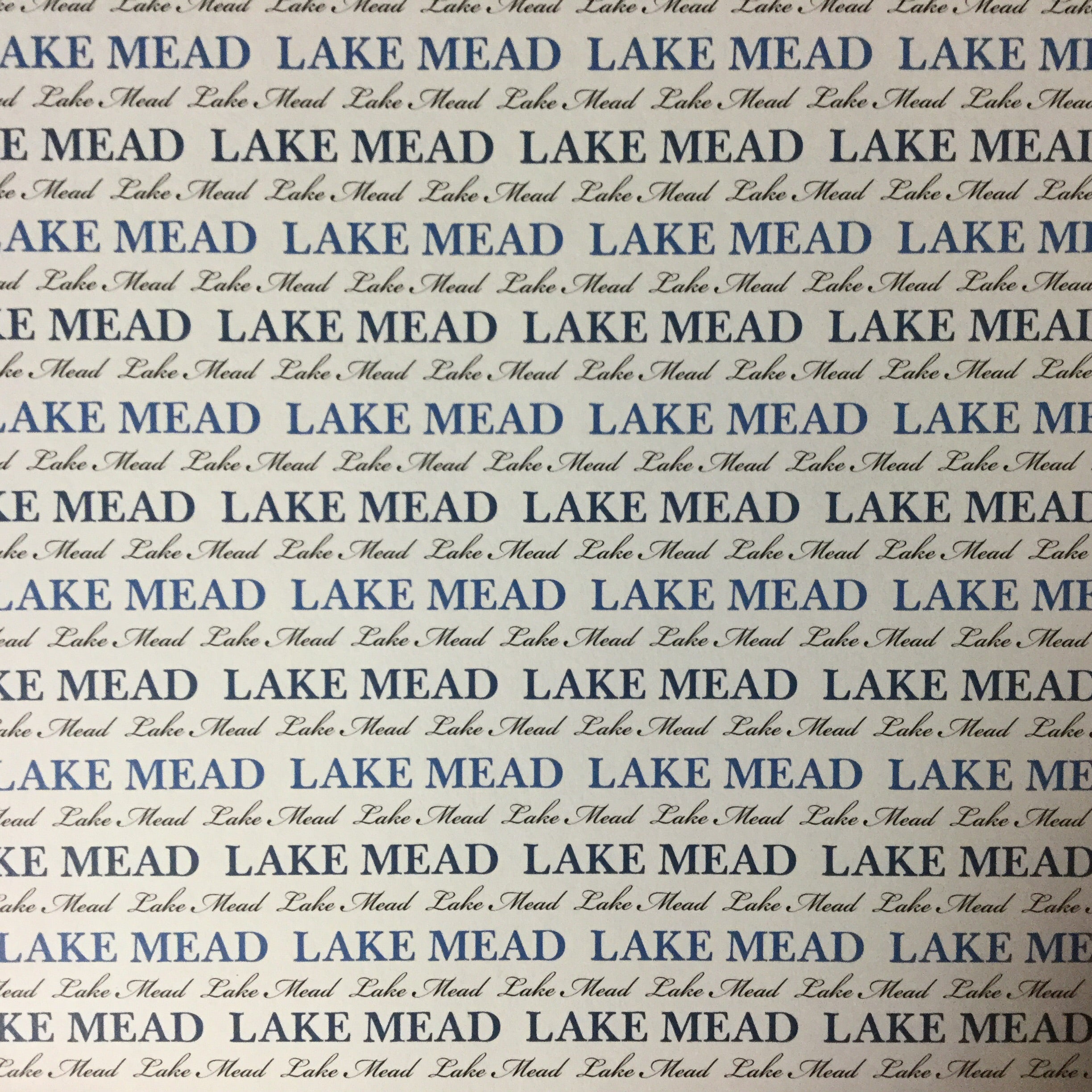 LAKE MEAD Pride 12x12 Scrapbook Paper Scrapbooksrus