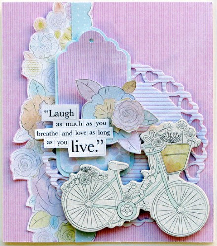 Kaisercraft Printed Chipboard 1 Sheet 6"X10" Scrapbooksrus