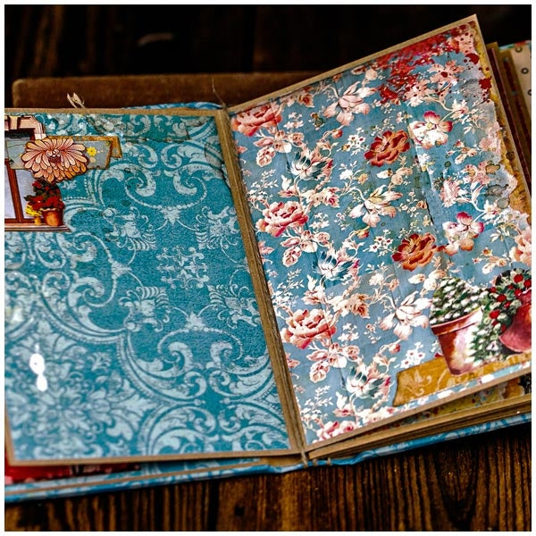 Stamperia Maxi Backgrounds DESIRE 12"X12" Scrapbook Paper Pack Scrapbooksrus