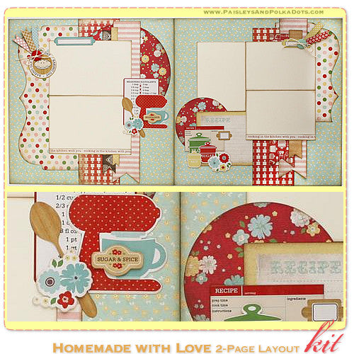 Carta Bella HOMEMADE WITH LOVE Collection 12"X12" Kit
