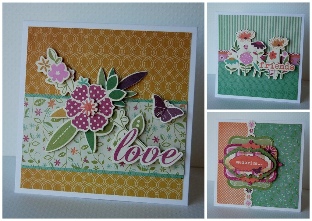 Kaisercraft SUMMER BREEZE Double-Sided 12"X12" Cardstock Sheet - Scrapbook Kyandyland