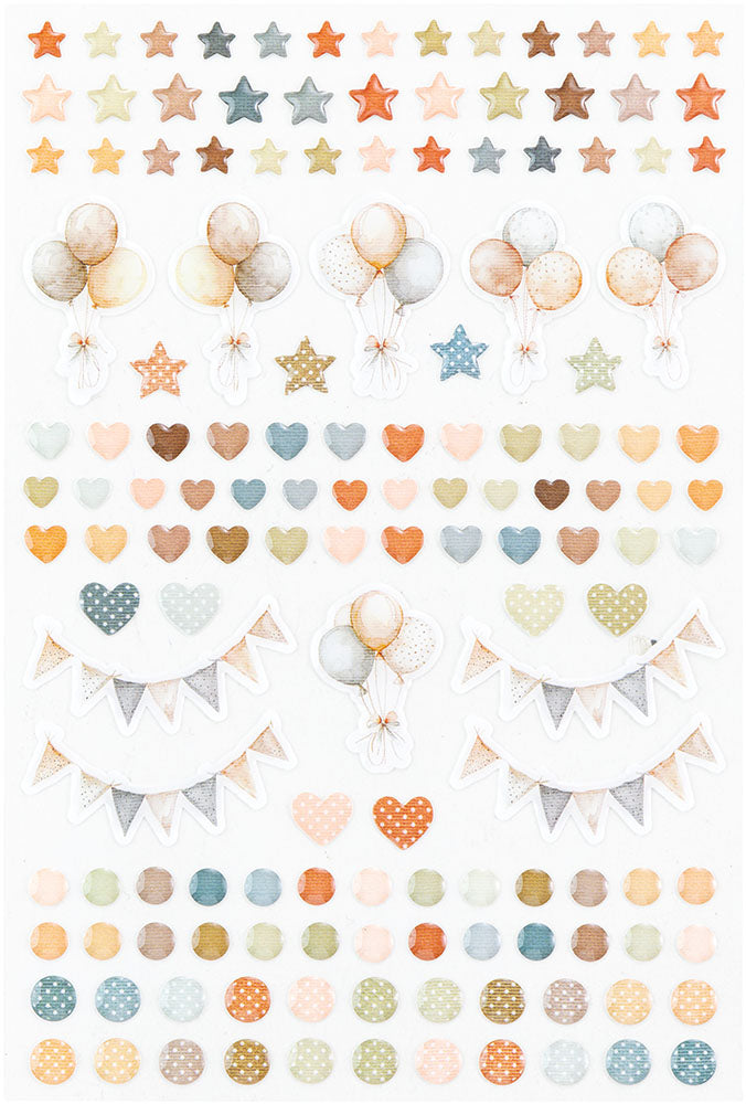 49 and Market LITTLE CELEBRATIONS DREAMERS Epoxy Stickers 143pc