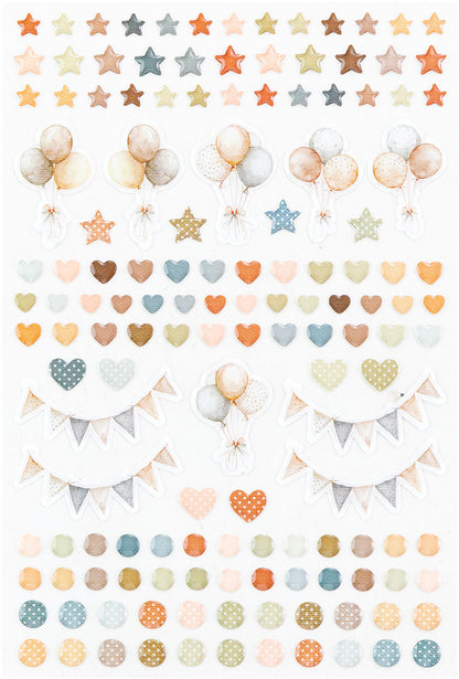 49 and Market LITTLE CELEBRATIONS DREAMERS Epoxy Stickers 143pc