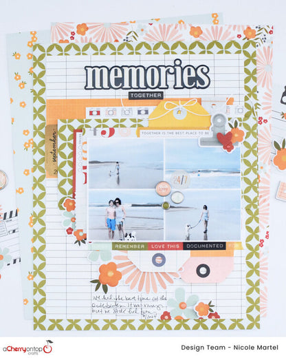 Simple Stories FOR THE RECORD Washi Tape 5 Rolls