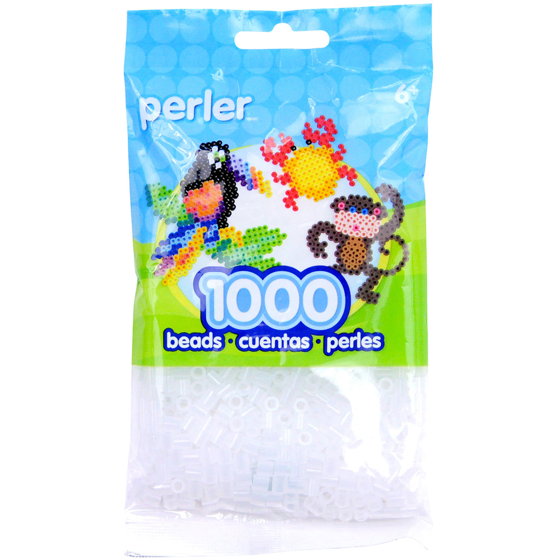 Perler Beads 1000pc CLEAR Bead
