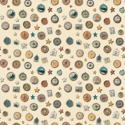 Scrapbooksrus VINTAGE ROAD TRIP 12pc 12"X12" Scrapbook Paper Pack