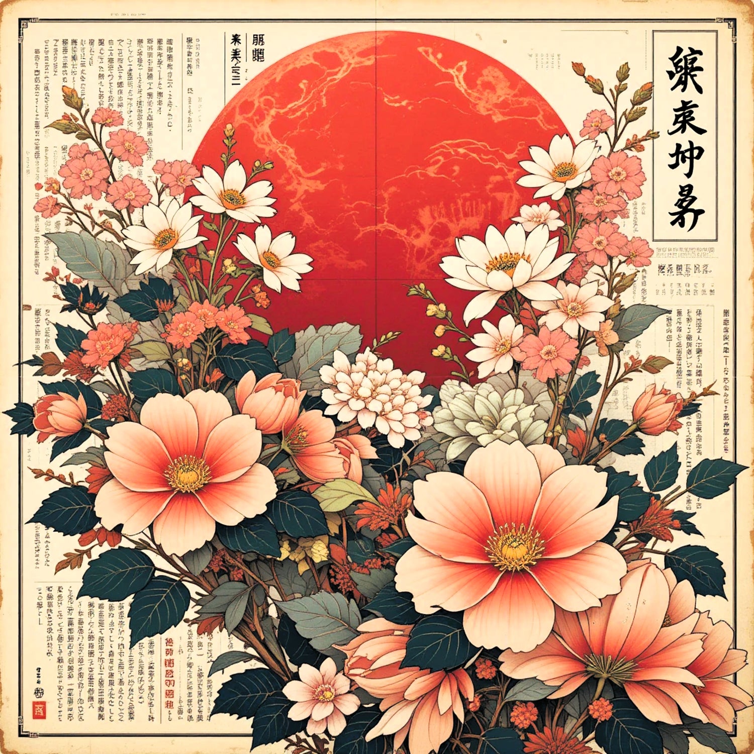 Scrapbooksrus WHISPERS OF OLD JAPAN PACK 12pc 12"X12" Scrapbook Paper