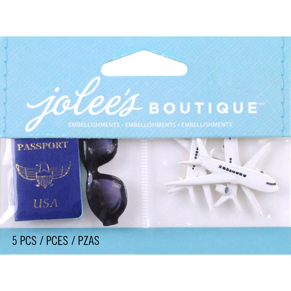 Jolee’s Boutique PASSPORT SUNGLASSES &amp; PLANES 5pc