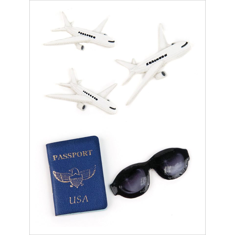 Jolee’s Boutique PASSPORT SUNGLASSES &amp; PLANES 5pc