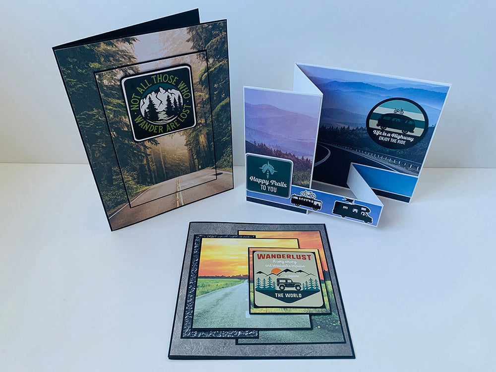 Reminisce ON THE ROAD 12&quot;X12&quot; DieCut Stickers 42pc