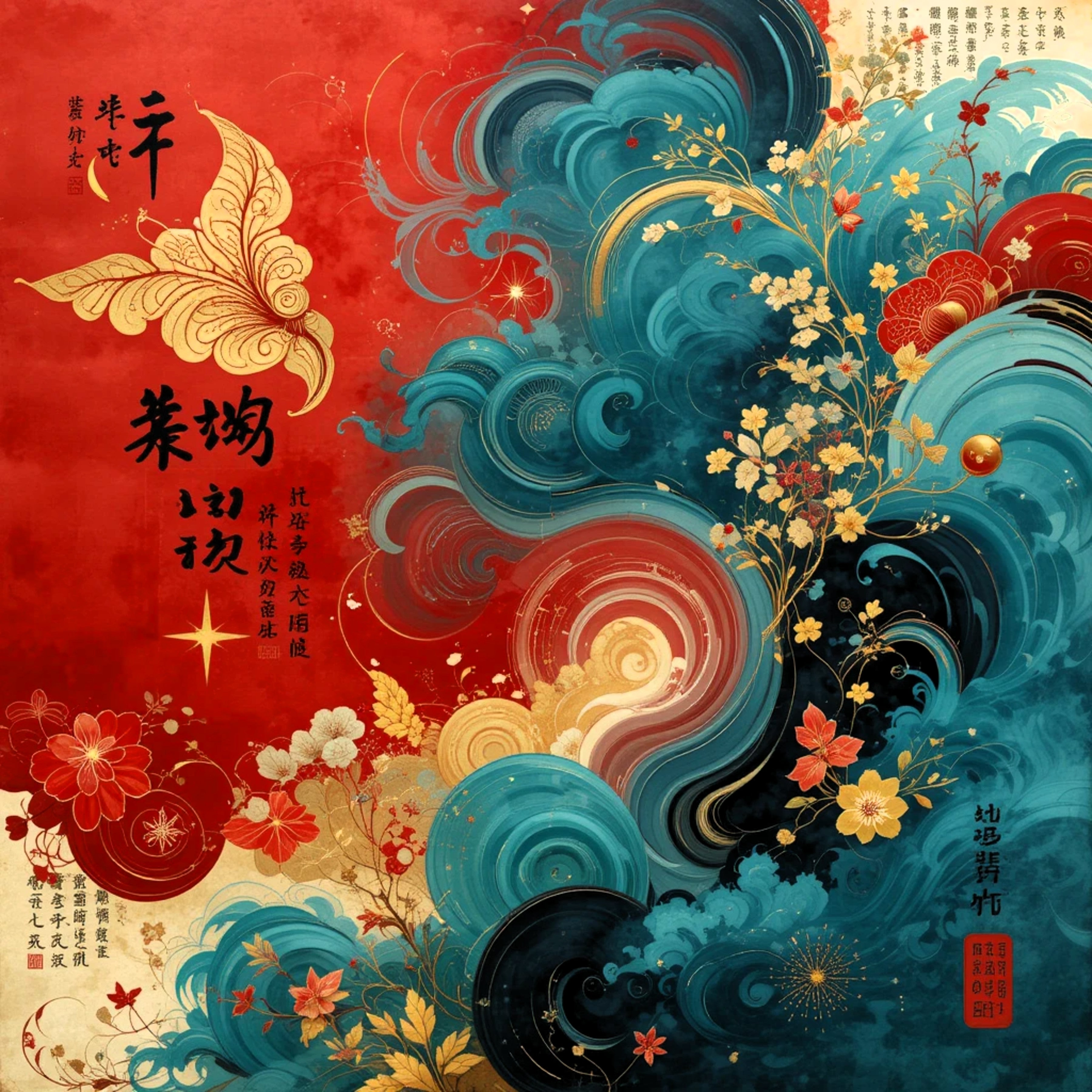 Scrapbooksrus WHISPERS OF OLD JAPAN PACK 12pc 12"X12" Scrapbook Paper