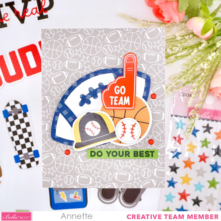 Bella Blvd BE BRAVE Epoxy Stickers 75pc