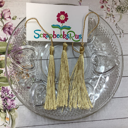 Scrapbooksrus DECORATIVE CHAINETTE TASSELS 5”