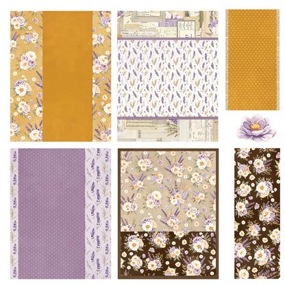 Simple Stories Simple Cards SIMPLE VINTAGE LAVENDER FIELDS Card Kit