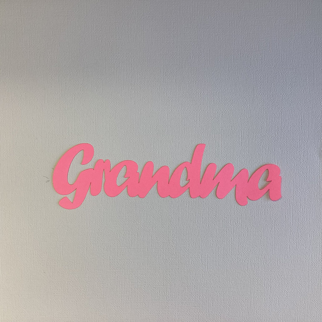 GRANDMA Title Laser Die Cut