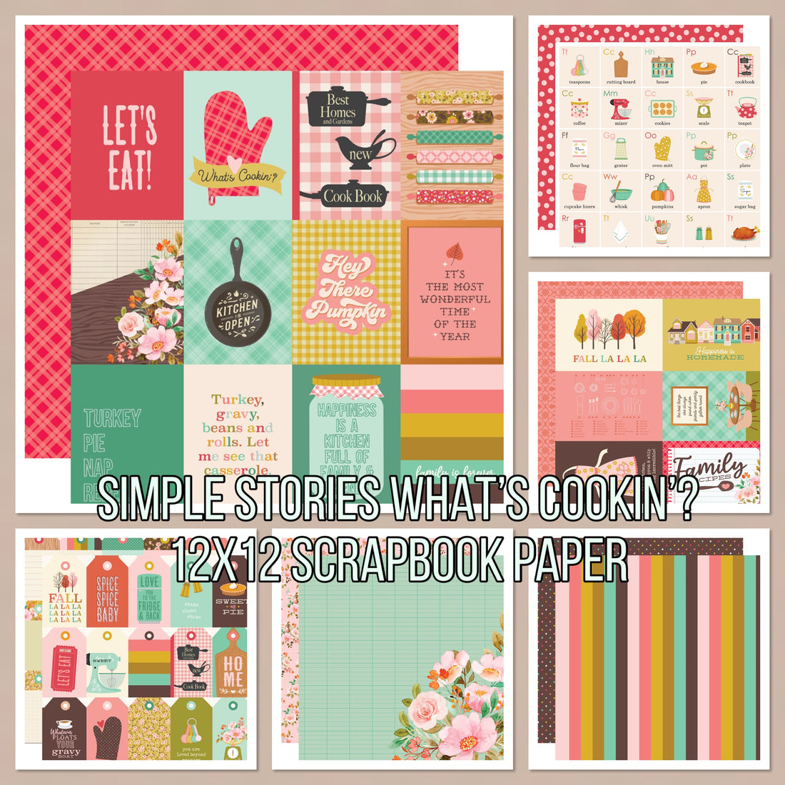 Simple Stories What’s Cookin’? Paper Bundle