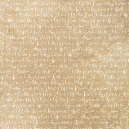 49 and Market Vicki Boutin MISTLETOE &amp; MEMORIES 12X12 Scrapbook Paper