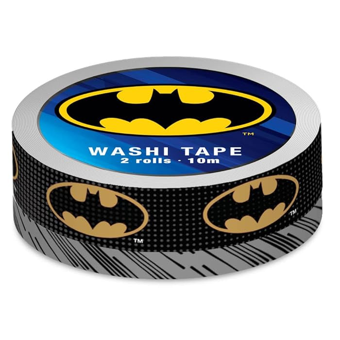 Paper House BATMAN Washi Tape 2 Rolls