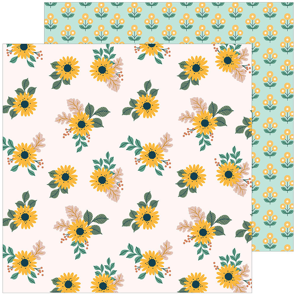 Pinkfresh Studio Good Times SIMPLE PLEASURES 12x12 Scrapbook Paper