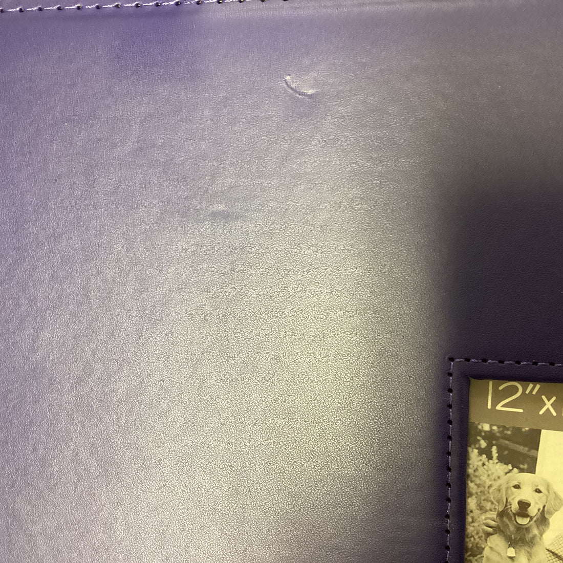 Pioneer Sewn Frame Leatherette BRIGHT PURPLE 3-Ring 12"X12" Memory Scrapbook Album