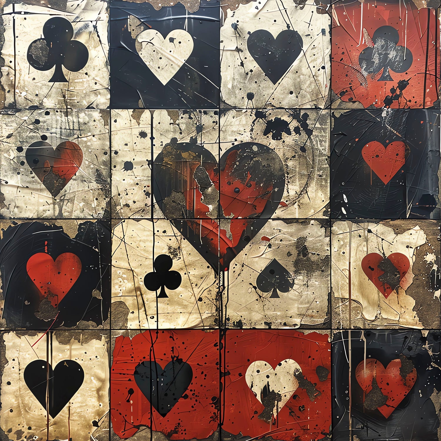 Scrapbooksrus POKER IN THE BASEMENT PACK 12pc 12&quot;X12&quot; Scrapbook Paper