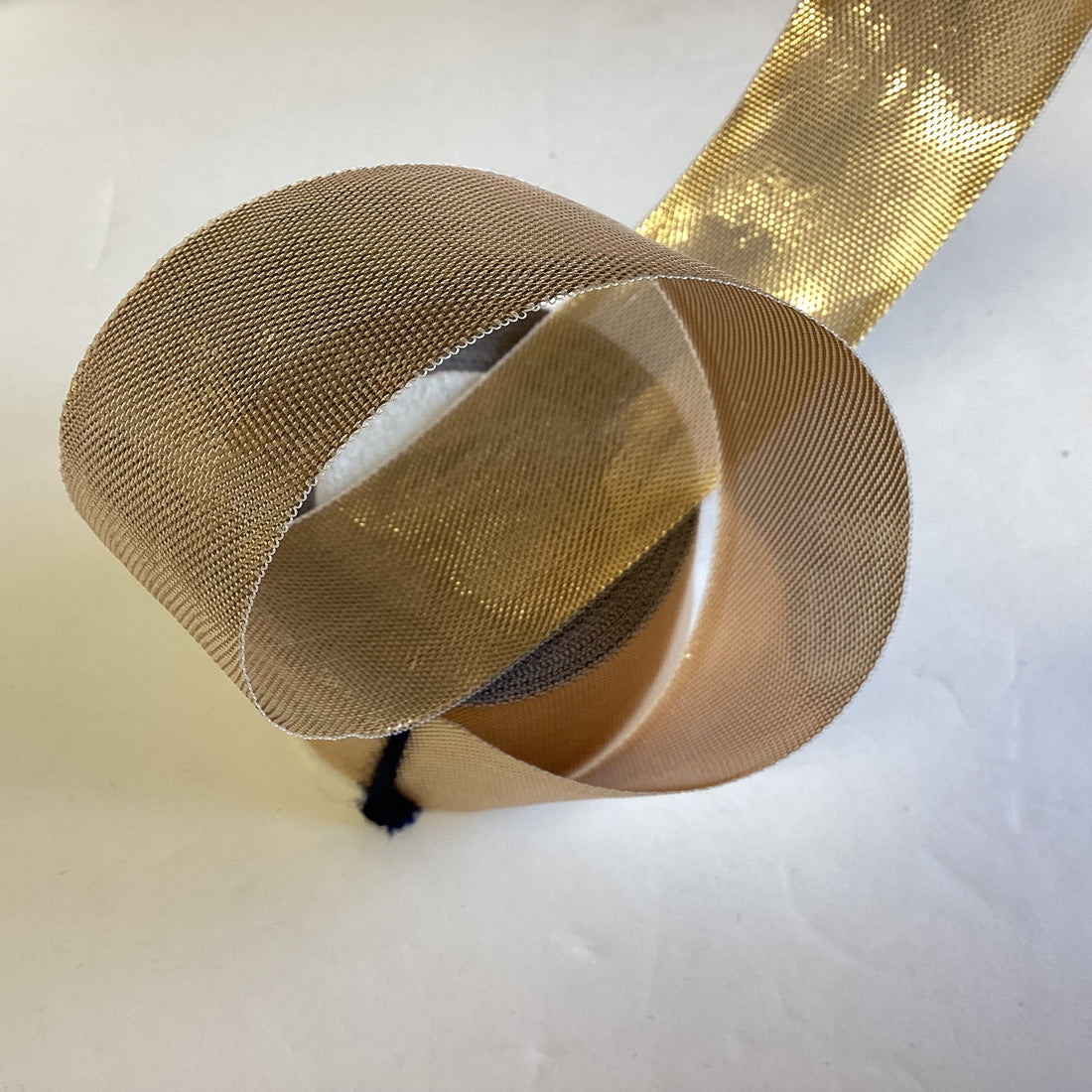 Scrapbooksrus Vintage METALLIC GOLD MESH Ribbon Trim 1.5”X1yd