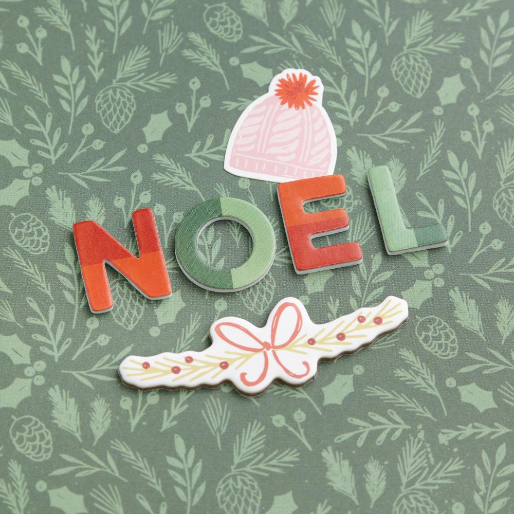 Thickers WARM &amp; COZY Foam And Cardstock Letter Stickers 146pc