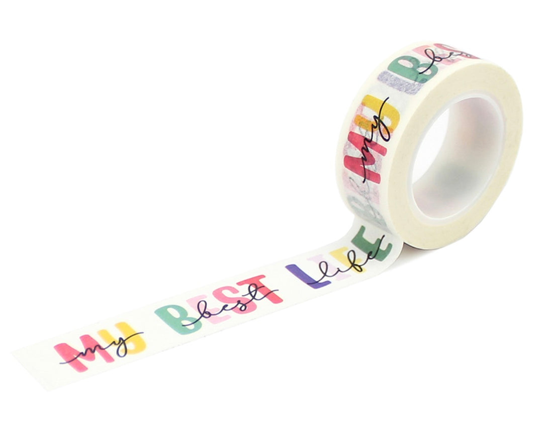 Echo Park MY BEST LIFE WORDS Washi Tape 30 Feet