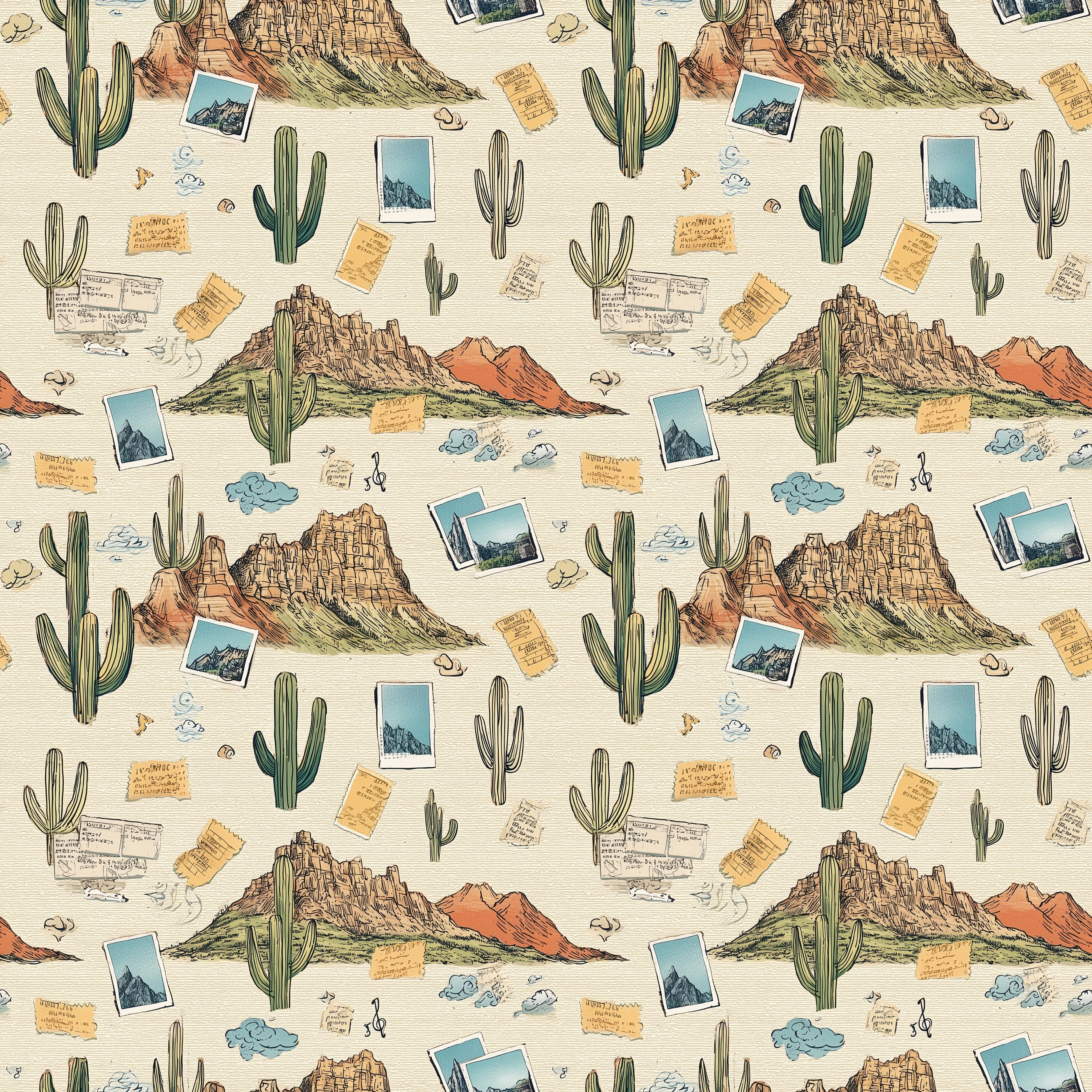 Scrapbooksrus VINTAGE ROAD TRIP 12pc 12"X12" Scrapbook Paper Pack