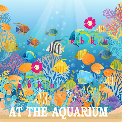 Scrapbooksrus AT THE AQUARIUM PACK 12pc 12"X12" Scrapbook Paper