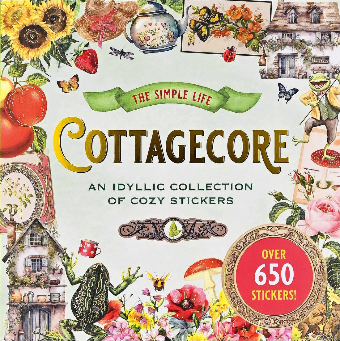 Peter Pauper COTTAGECORE STICKER BOOK