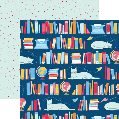 Paper House MY FAVORITE THINGS 12"X12" Books Scrapbook Paper