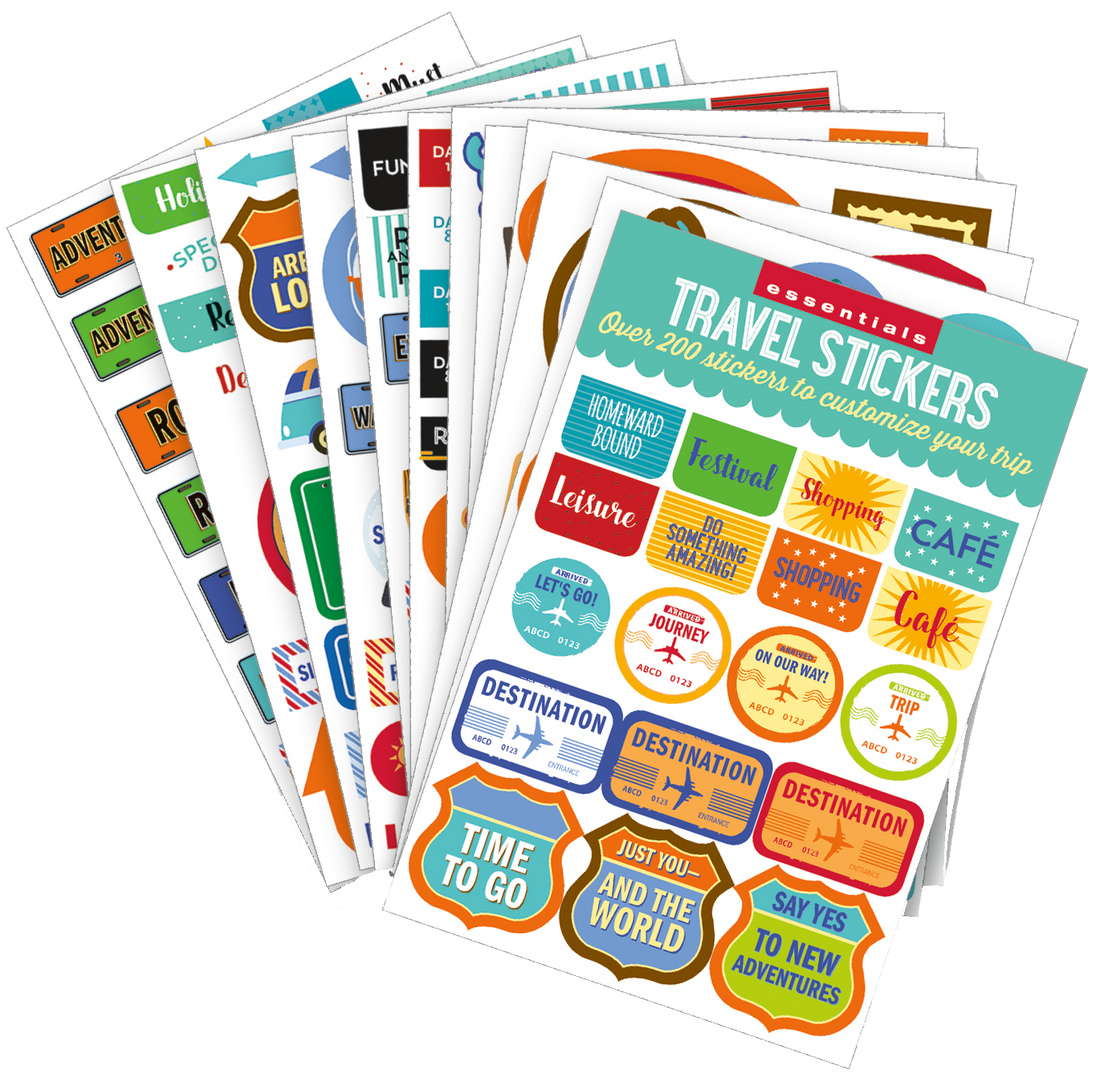 Peter Pauper Planner Stickers TRAVEL Essentials