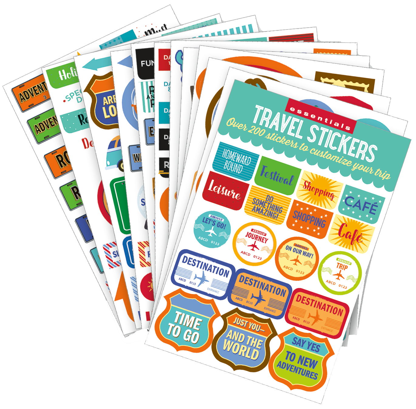 Peter Pauper Planner Stickers TRAVEL Essentials
