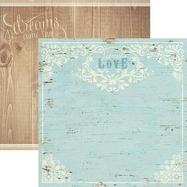 Paper House Wedding Day SWEET LOVE 12X12 Scrapbook Sheet