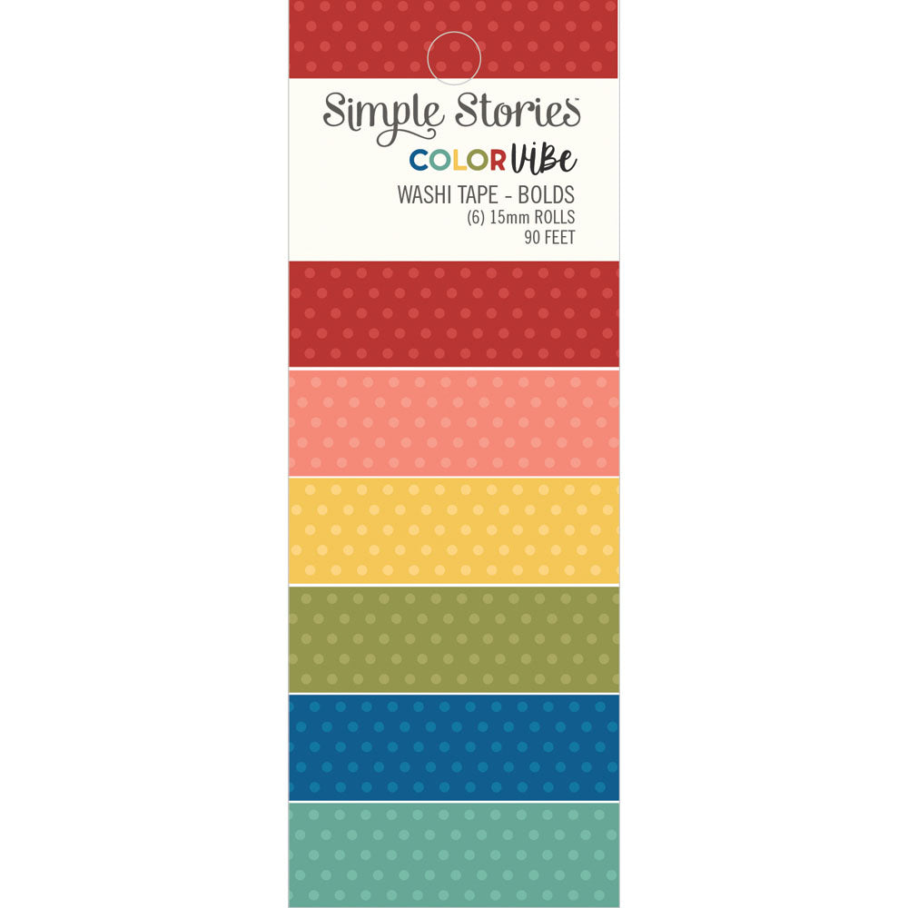 Simple Stories COLORVIBE BOLDS Washi Tape
