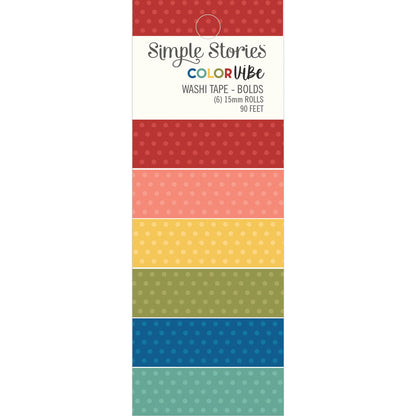 Simple Stories COLORVIBE BOLDS Washi Tape