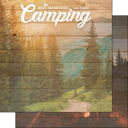 CAMPING, LIFE IS BETTER DS 12&quot;X12&quot; Paper Scrapbook Customs