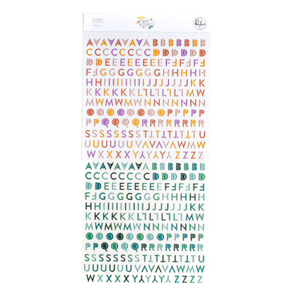 Pinkfresh Studio GOODTIMES ALPHABET STICKERS 370pc