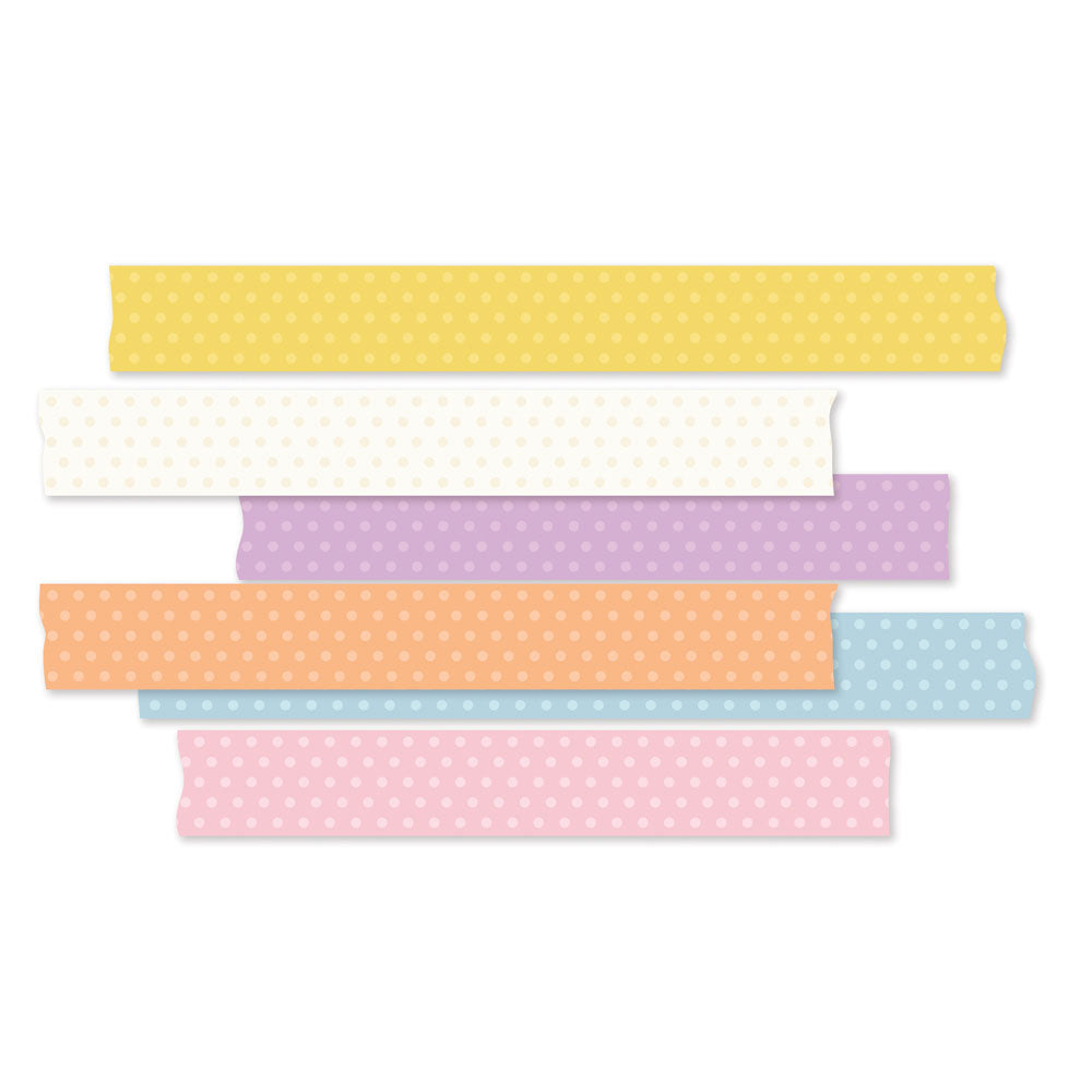 Simple Stories COLOR VIBE SPRING Washi Tape 6 Rolls