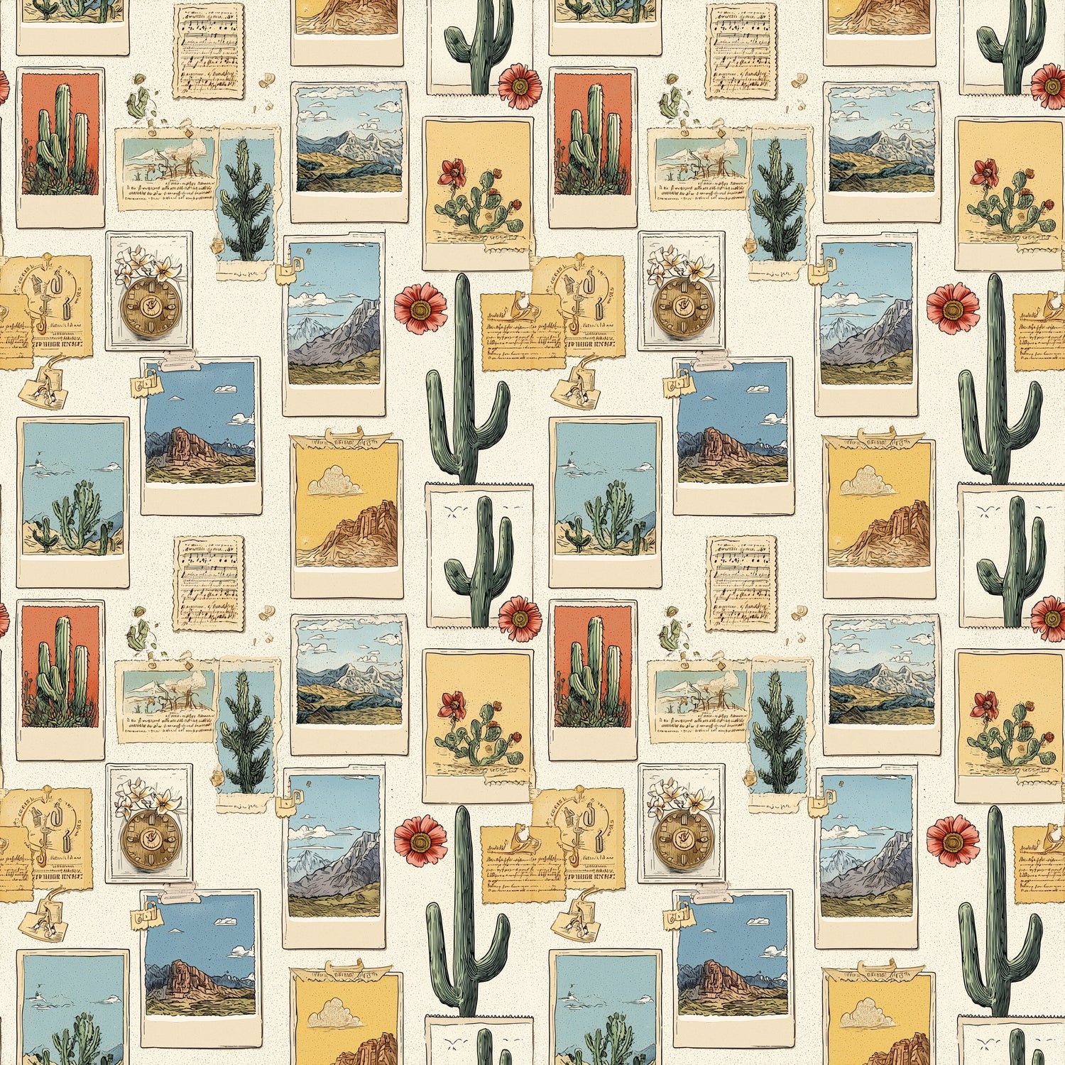 Scrapbooksrus VINTAGE ROAD TRIP 12pc 12"X12" Scrapbook Paper Pack