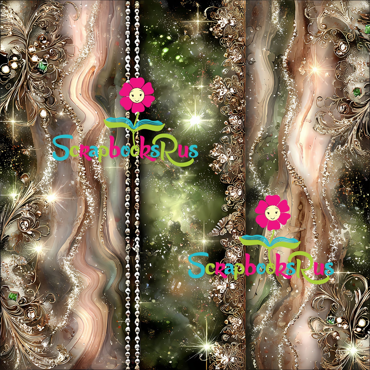 Scrapbooksrus LUXE &amp; BRILLANCE PACK 12pc 12"X12" Scrapbook Paper