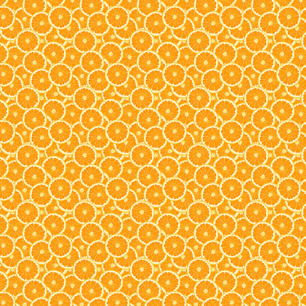 Scrapbook Customs ORANGE FRUIT 12"X12" Scrapbook Paper