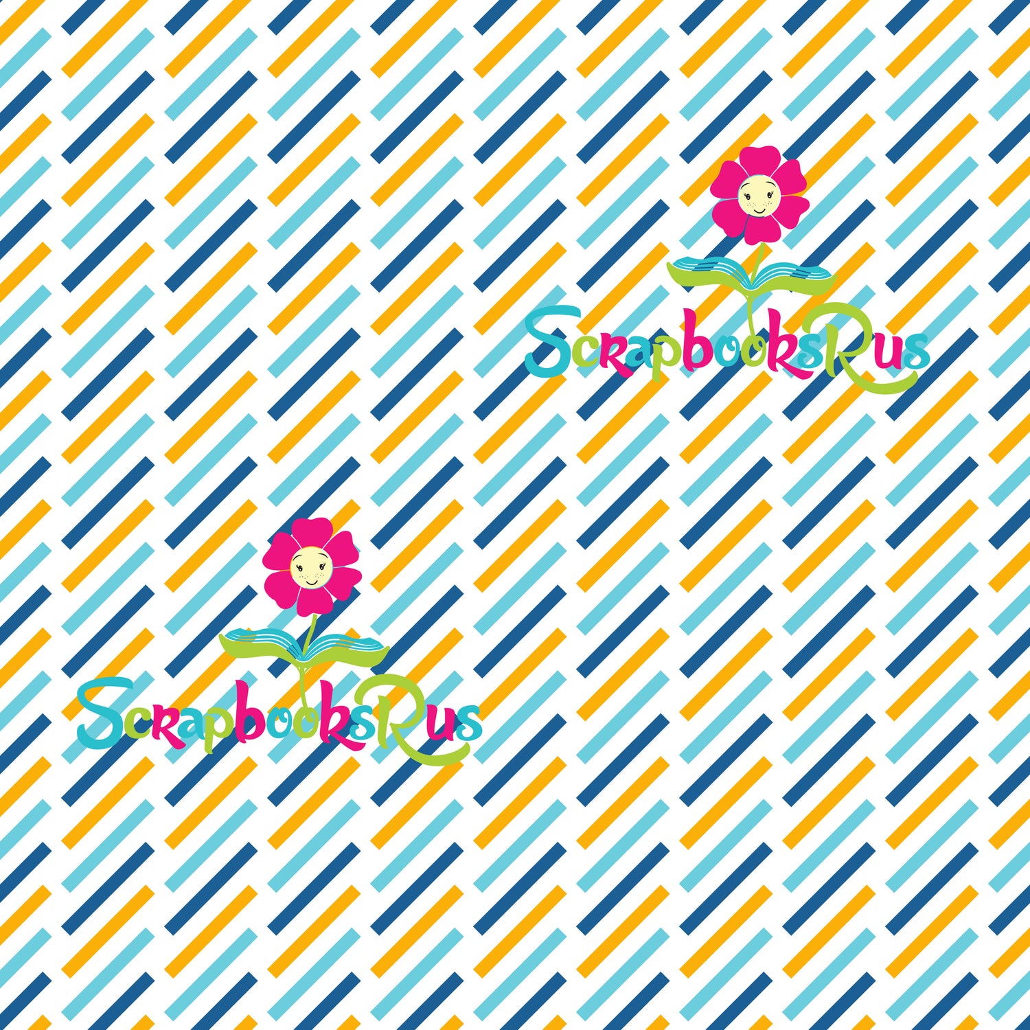 Scrapbooksrus AT THE AQUARIUM PACK 12pc 12"X12" Scrapbook Paper